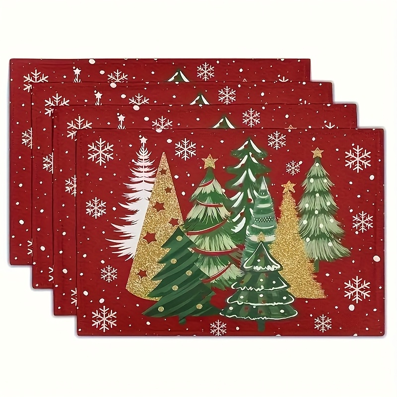 Rotes Weihnachtsbaum-Schneeflo – Family Tree Print Bewertung und Preis
