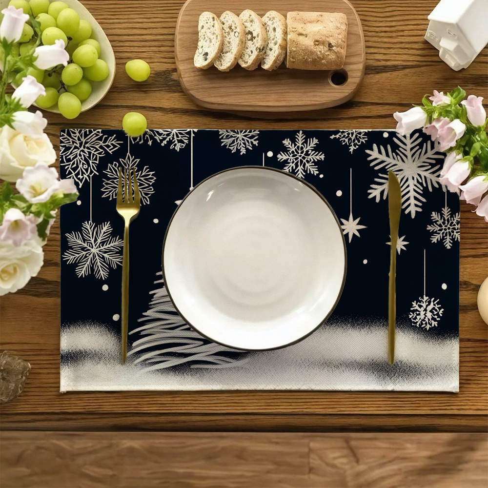 4-teiliges Set mit festlichen  – Family Tree Print Bewertung und Preis